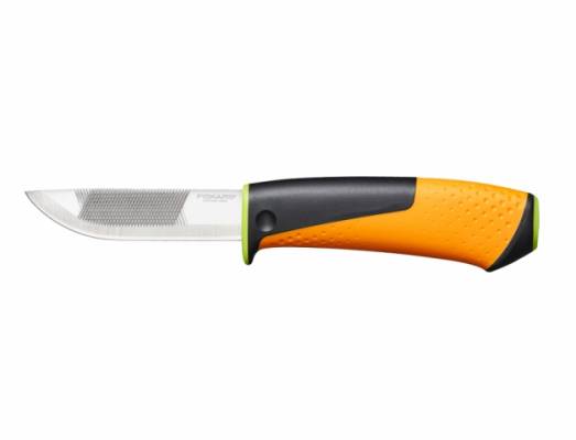 Nůž pro náročnou práci Hardware+pouzdro s brouskem 22cm FISKARS