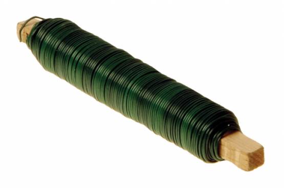 Vázací drát 30m 0,65 (0,55)mm - zelevý PVC