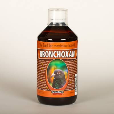 Bronchoxan 500ml bylinný sirup pro holuby