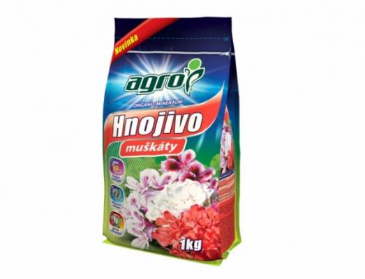 Agro Organominerální hnojivo muškáty 1kg