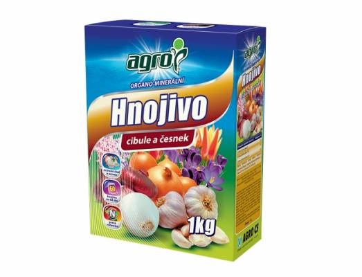 Agro Organominerální hnojivo cibule česnek 1kg