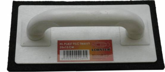 Hladítko Filc/plast 25x13 tmavý 104269