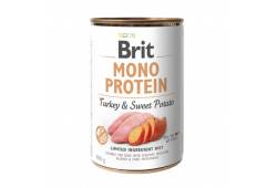 Brit Dog konzerva Mono Protein Turkey+Sweet Potato 400g