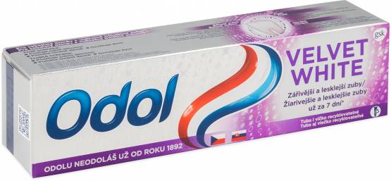 Odol Velvet White zubní pasta s fluoridem 75 ml 