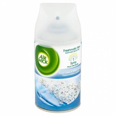 AirWick Freshmatic 250ml náplň do osvěžovače vzduchu  Max Cool Linen+White Lilac