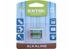 Baterie alkalické, 2ks, 12V EXTOL