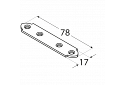 Spojka úzká LW2 78*17