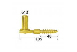 CP 13/106  držák čepu d 13mm/106mm