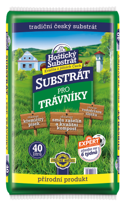 Substrát hoštický pro trávník 40L