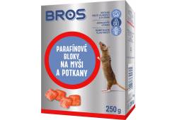 BROS parafínové bliky na myši a potkany 250g